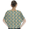 Batwing Chiffon Top - Many Faces of Donald Duck