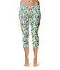 Sport Capri Leggings - Many Faces of Donald Duck