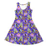 Girls Sleeveless Dress - Walt & Mickey Statue at WDW