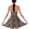 Sweetheart Strapless Skater Dress - Mulan Sketched