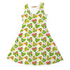 Girls Sleeveless Dress - Mickey & Minnie Topiaries