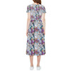 High Low Midi Dress - Frozen Sketched