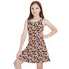 Girls Sleeveless Dress - Mickey Mouse Sketched