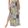 Maxi Sarong Skirt - Snow White And The Seven Dwarfs Sketched