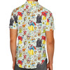 Men's Button Down Short Sleeve Shirt - Snow White And The Seven Dwarfs Sketched