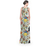 Flared Maxi Dress - Snow White And The Seven Dwarfs Sketched