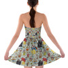 Sweetheart Strapless Skater Dress - Snow White And The Seven Dwarfs Sketched
