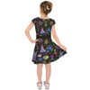 Girls Short Sleeve Skater Dress - Main Street Electrical Parade