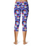 Sport Capri Leggings - Jack Skellington with Santa Hat