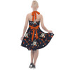 Halter Vintage Style Dress - Oogie with Lock, Shock, Barrel