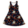 Girls Sleeveless Dress - Oogie with Lock, Shock, Barrel