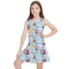 Girls Sleeveless Dress - Santa Jack with Sally & Zero