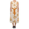 Belted Chiffon Midi Dress - Happy Mouse Pumpkins