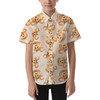 Kids' Button Down Short Sleeve Shirt - Happy Mouse Pumpkins