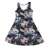 Girls Sleeveless Dress - Watercolor Halloween Mickey & Minnie