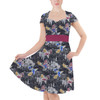 Sweetheart Midi Dress - Watercolor Halloween Mickey & Minnie