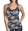 Women's Tank Top - Watercolor Halloween Mickey & Minnie