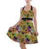 Halter Vintage Style Dress - Disney Monster Snacks