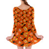 Longsleeve Skater Dress - Disney Carved Pumpkins
