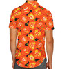 Men's Button Down Short Sleeve Shirt - Disney Carved Pumpkins