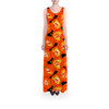 Flared Maxi Dress - Disney Carved Pumpkins