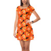 Short Sleeve Dress - Disney Carved Pumpkins