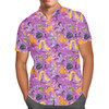 Men's Button Down Short Sleeve Shirt - Hocus Pocus Mouse Ears