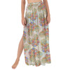 Maxi Sarong Skirt - Floral Pumpkin Mouse Ears