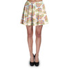 Skater Skirt - Floral Pumpkin Mouse Ears