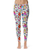 Sport Leggings - Disney Christmas Baubles on White