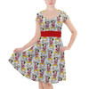 Sweetheart Midi Dress - Santa Mickey Mouse