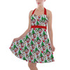 Halter Vintage Style Dress - Santa Minnie Mouse