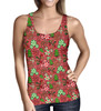 Women's Tank Top - Christmas Sketched Mouse Ears