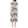 High Low Midi Dress - Sketched Floral Star Wars