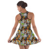 Cotton Racerback Dress - Sketched Cute Star Wars Characters
