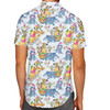 Men's Button Down Short Sleeve Shirt - A Pooh Bear Christmas