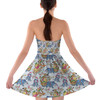 Sweetheart Strapless Skater Dress - A Pooh Bear Christmas