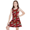 Girls Sleeveless Dress - A Cars Christmas