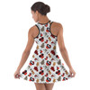 Cotton Racerback Dress - Buffalo Plaid Mouse Ears Christmas