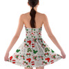 Sweetheart Strapless Skater Dress - Christmas Snacks 'n Ears