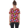 Cold Shoulder Tunic Top - Funny Mouse Ornament Reflections