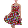 Halter Vintage Style Dress - Funny Mouse Ornament Reflections