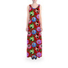 Flared Maxi Dress - Funny Mouse Ornament Reflections