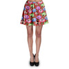 Skater Skirt - Funny Mouse Ornament Reflections