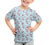 Youth Cotton Blend T-Shirt - Mickey & Minnie Snowmen