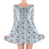 Longsleeve Skater Dress - Mickey & Minnie Snowmen