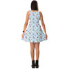 Sleeveless Flared Dress - Mickey & Minnie Snowmen