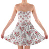 Sweetheart Strapless Skater Dress - Valentine Disney Castle