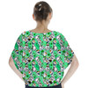 Batwing Chiffon Top - Sketched Olaf St. Patrick's Day