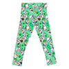 Girls' Leggings - Sketched Olaf St. Patrick's Day